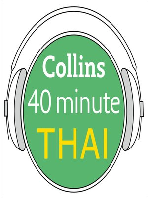 cover image of Thai in 40 Minutes